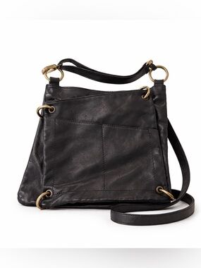 Vera Pelle Midnight Leather Crossbody Bag